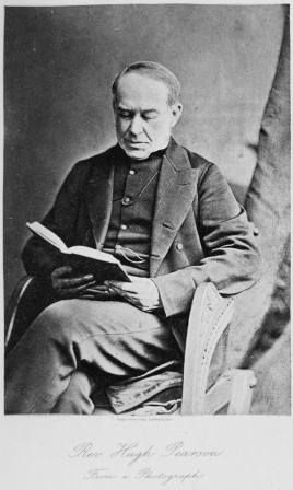 Rev. Hugh Pearson. From a Photograph.