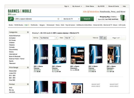 ...while browsing leads to searching: navigate to the “Movies & TV” section, and you’ll find the search box set to search that zone