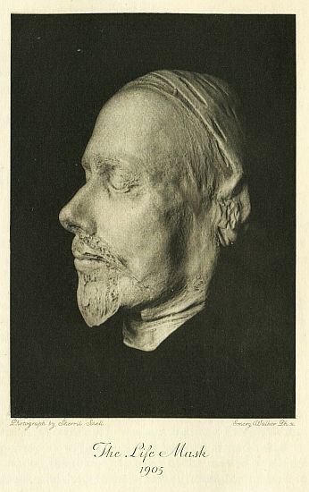 The Life Mask 1905 Emery Walker Ph. sc.Photograph by Sherril Schell