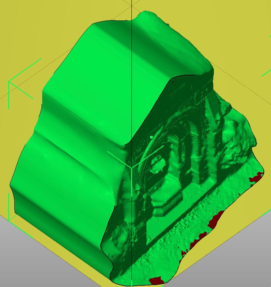 The model in netfabb