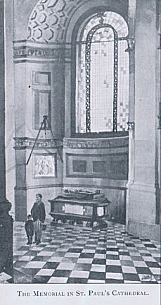 The Memorial in St. Paul’s Cathedral