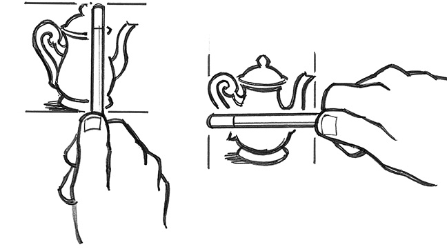 Gauging Proportions With a Pencil