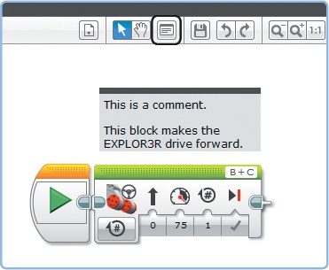 Comments in a program