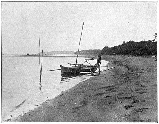 Strand bij Tanah-beroe.