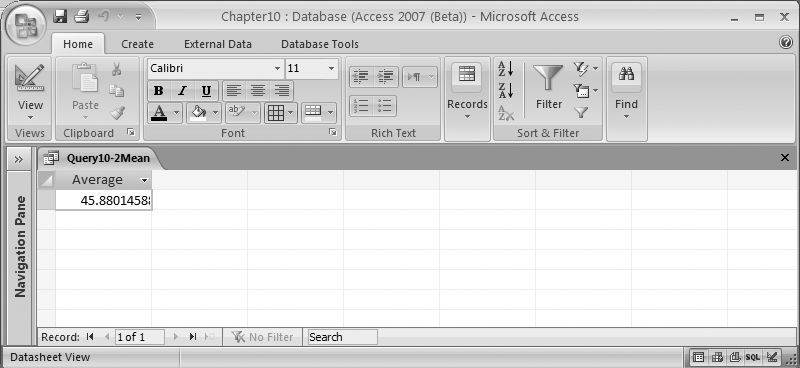 Computing the mean for a set of data