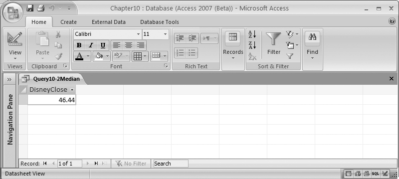 Computing the median of a column