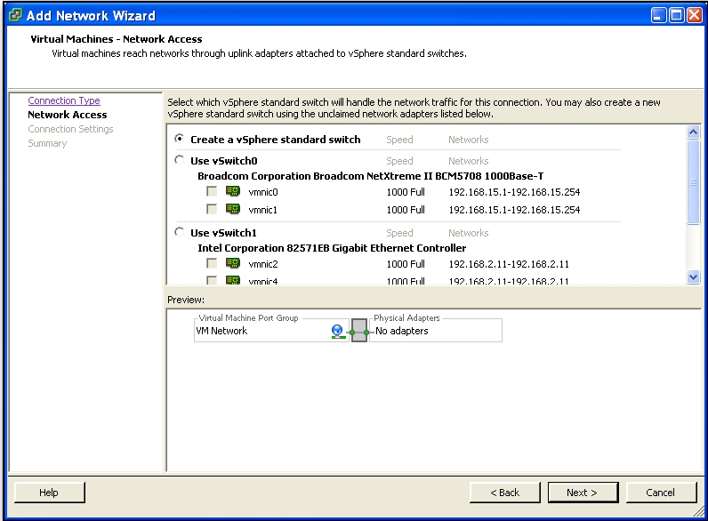 vSphere Standard Switch