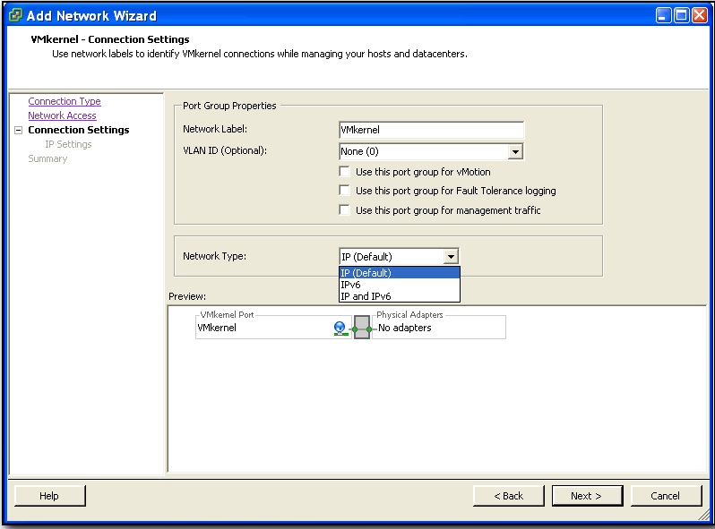 vSphere Standard Switch