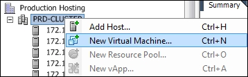 New VM wizard