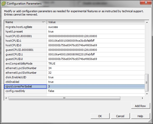 Virtual CPUs (vCPUs)