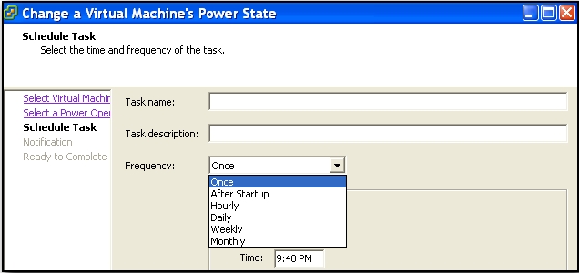 Viewing and scheduling tasks