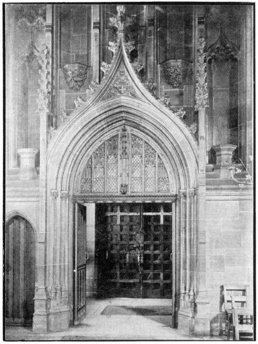 INTERIOR OF NORTH DOORWAY.