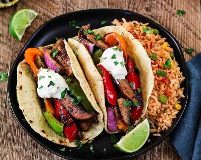 Portobello Vegan Fajitas (Gluten-Free) - Vegan Huggs