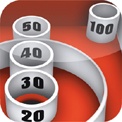 The Ramp Champ icon (left) has a bold and unique design, but the blandly descriptive icon for a similar game, Skee-Ball from Freeverse (right), is more effective.