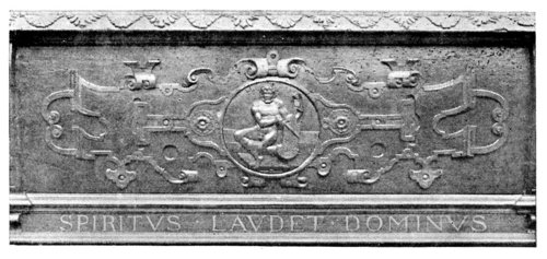 PORTION OF CARVED WALNUT VIRGINAL.