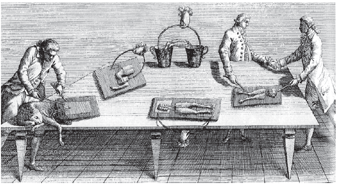 Fig. 17 - Experiências de Galvani