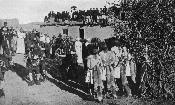 The Snake Dance at Oraibi, 1902.