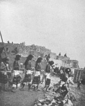 The March of the Antelope Priests, Oraibi, 1902.