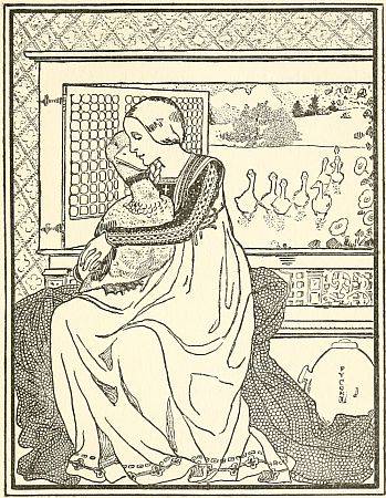 SAINT WERBURGH & HER GOOSE