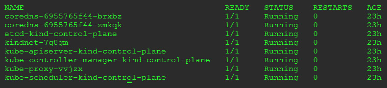 Figure 5.8 – All Pods in the kube-system namespace
