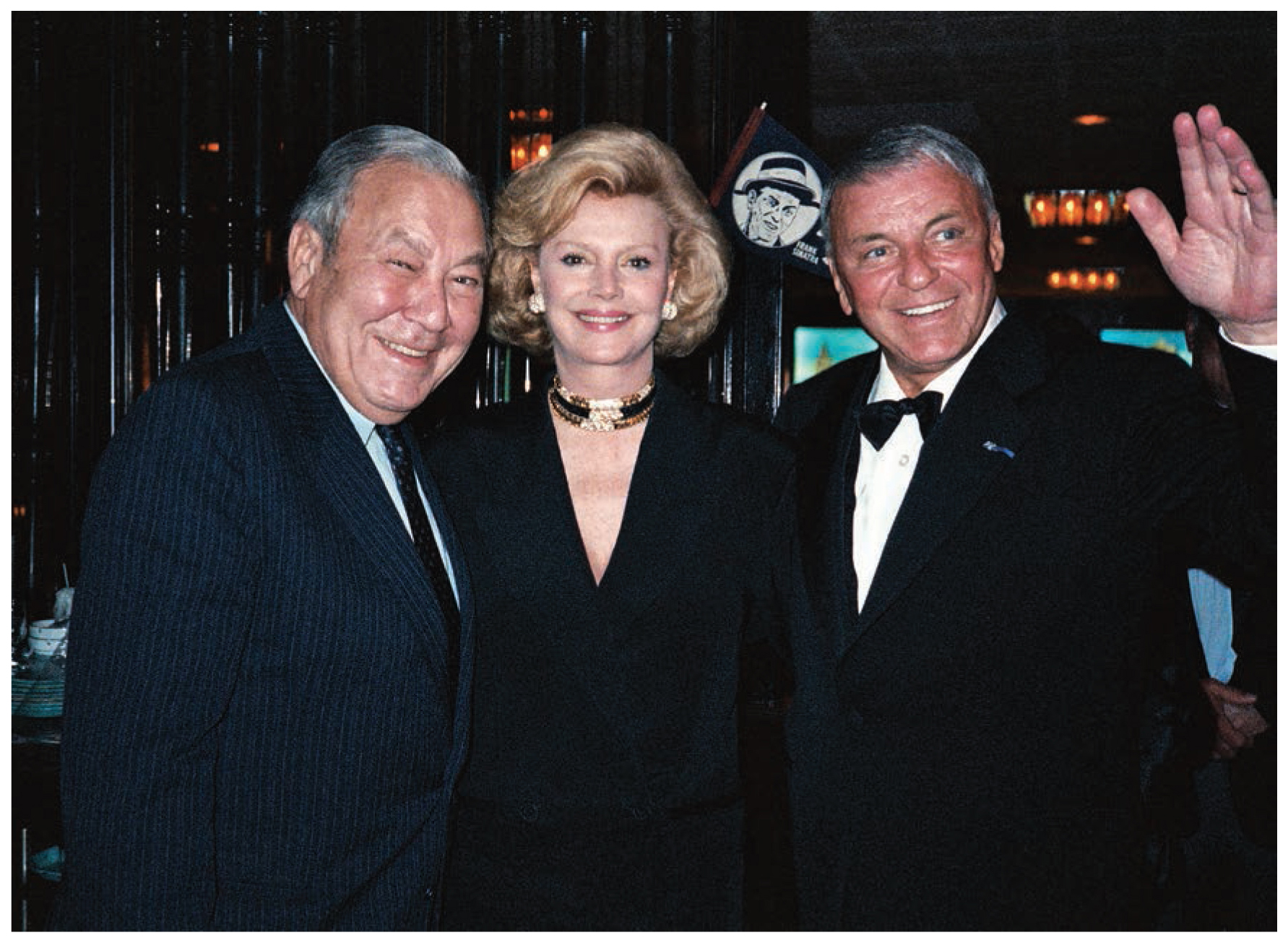 Eli with Barbara and Frank Sinatra...