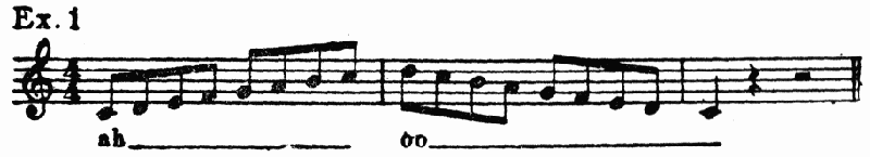 musical notation: Ex. 1