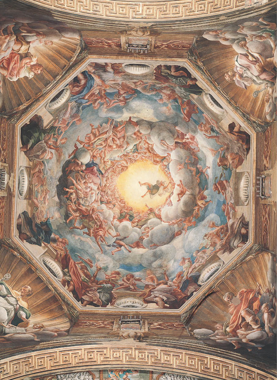 Immagine dell'Assunzione della Vergine, opera di Antonio Allegri detto il Correggio, 1526-1530, Parma, duomo