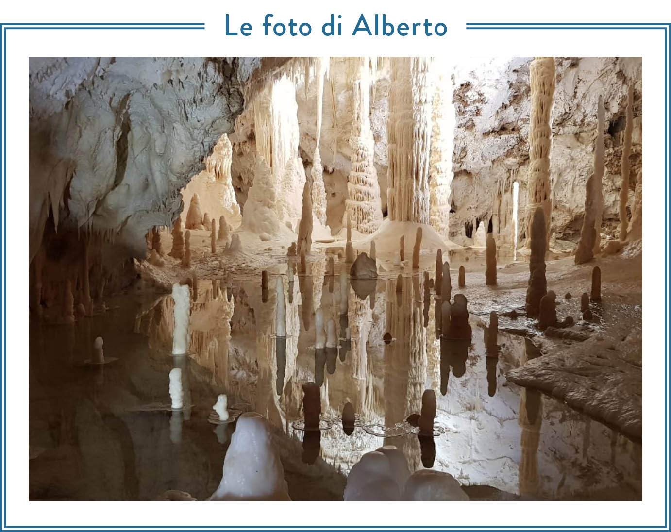 Foto di Alberto Angela dell’abisso Ancona alle grotte di Frasassi