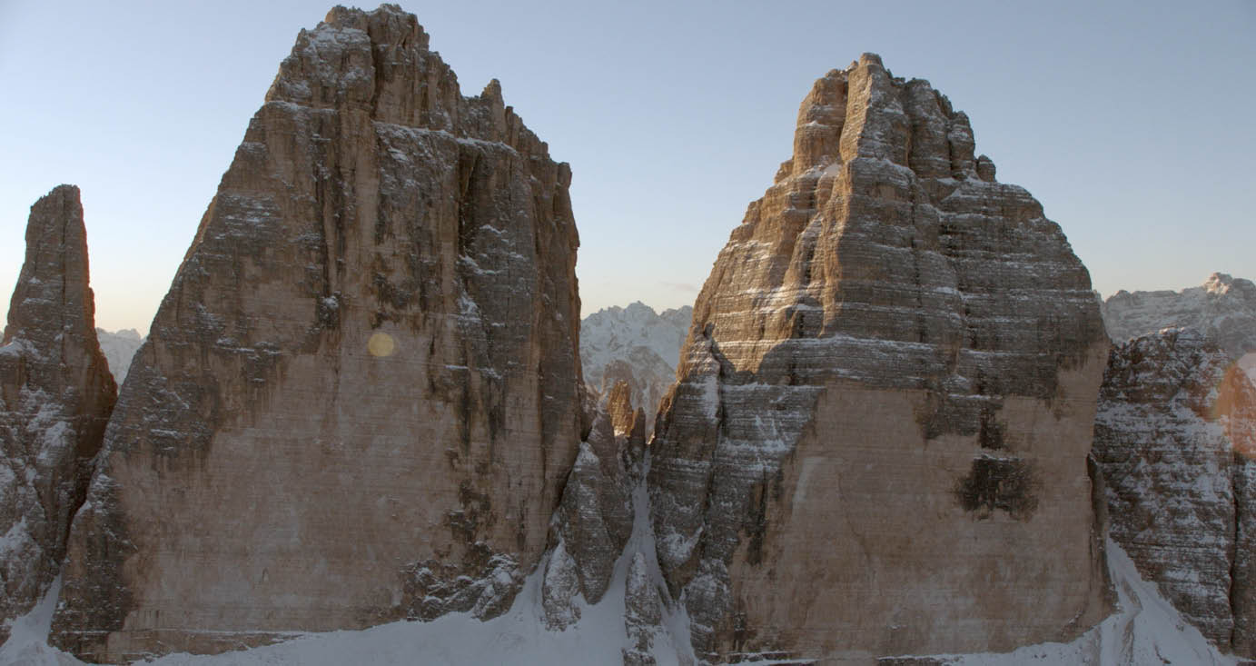 Immagine delle cime delle Dolomiti