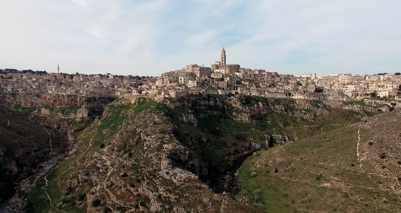 Immagine di una veduta di Matera