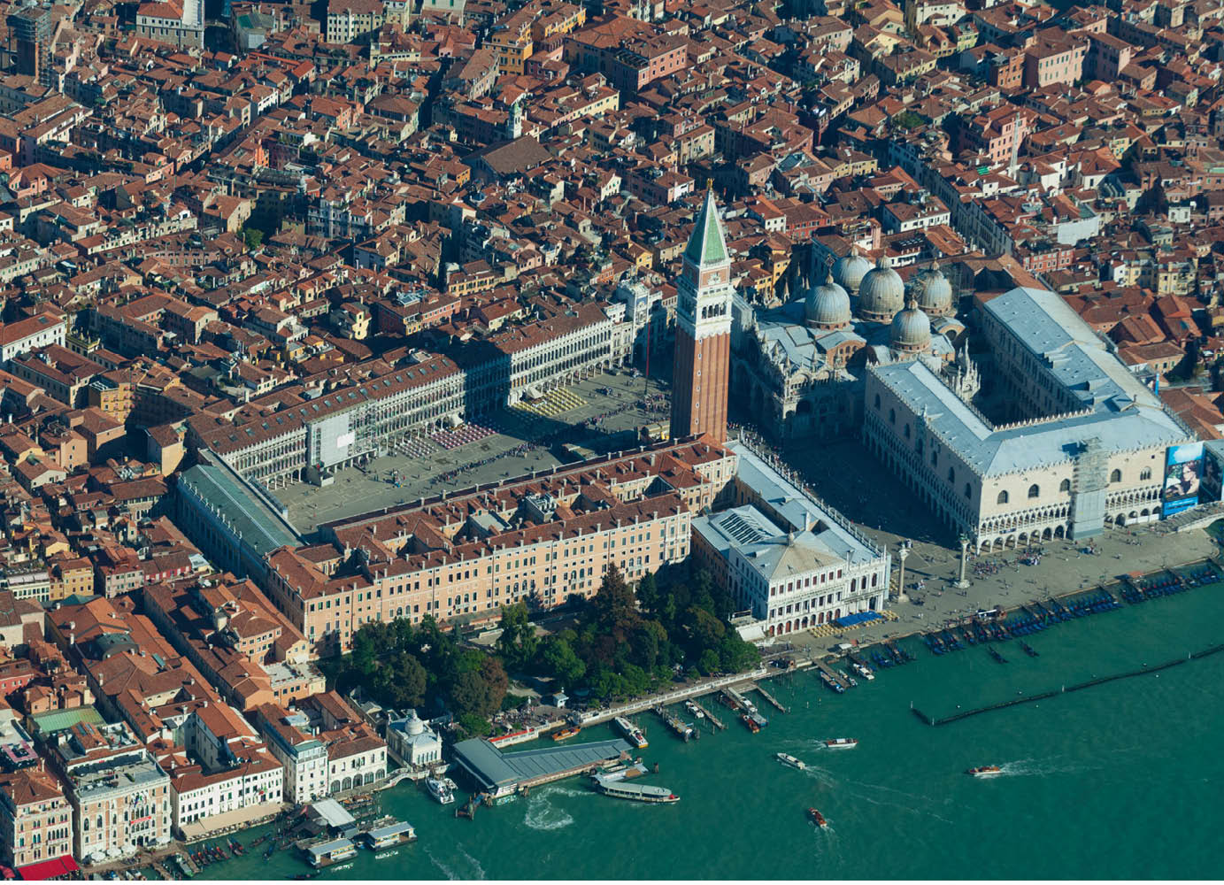 Immagine di Venezia, veduta aerea di piazza San Marco