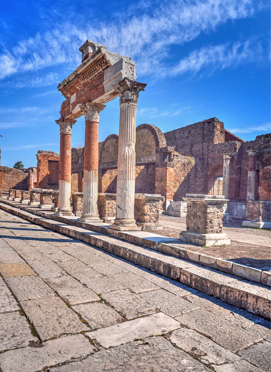 Immagine delle rovine di Pompei