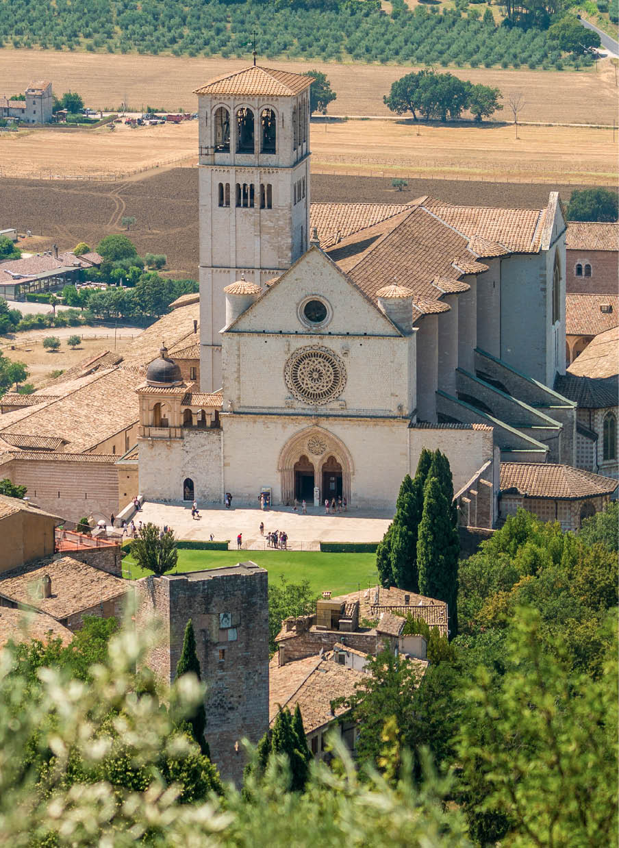 Immagine della basilica di San Francesco, 1228, Assisi