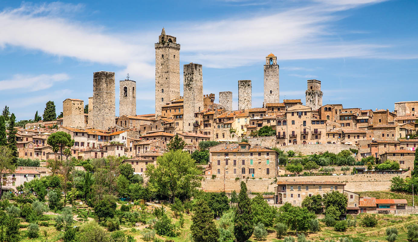 Immagine di San Gimignano, veduta della città medievale con le sue torri