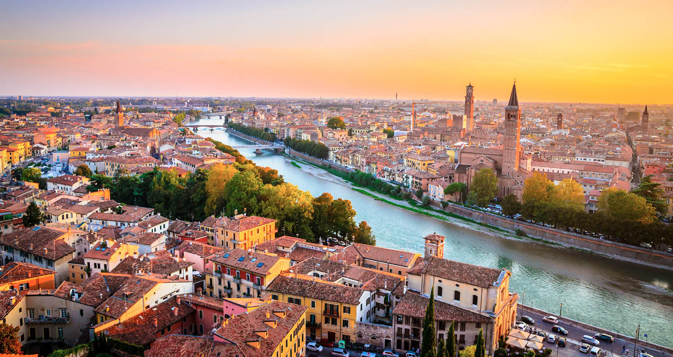 Immagine di Verona, veduta aerea