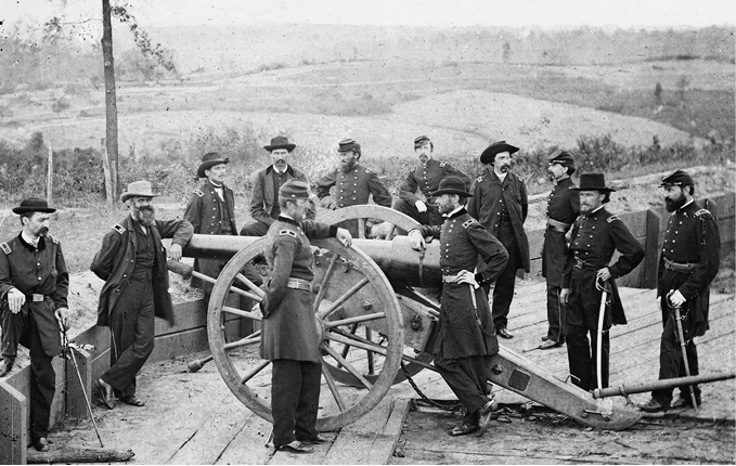 William Tecumseh Sherman and staff