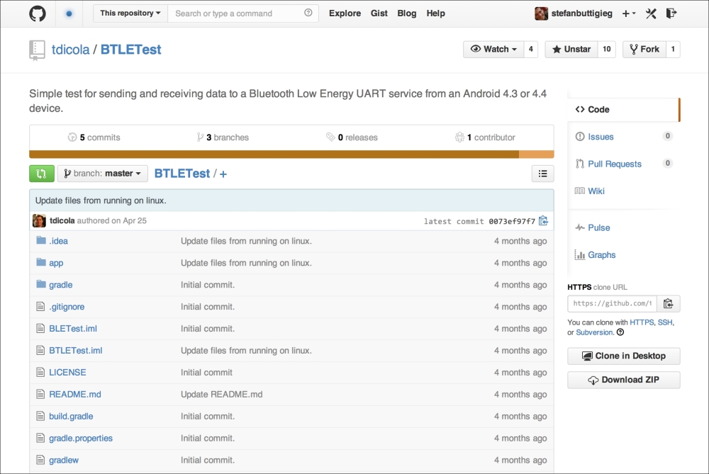 How to create a simple Android app to connect to the BLE module