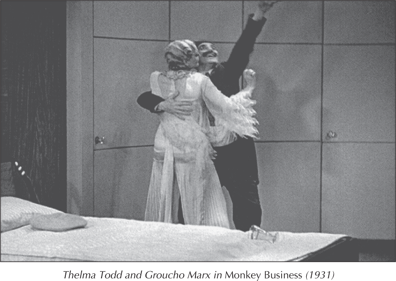 Thelma Todd and Groucho Marx in Monkey Business (1931)