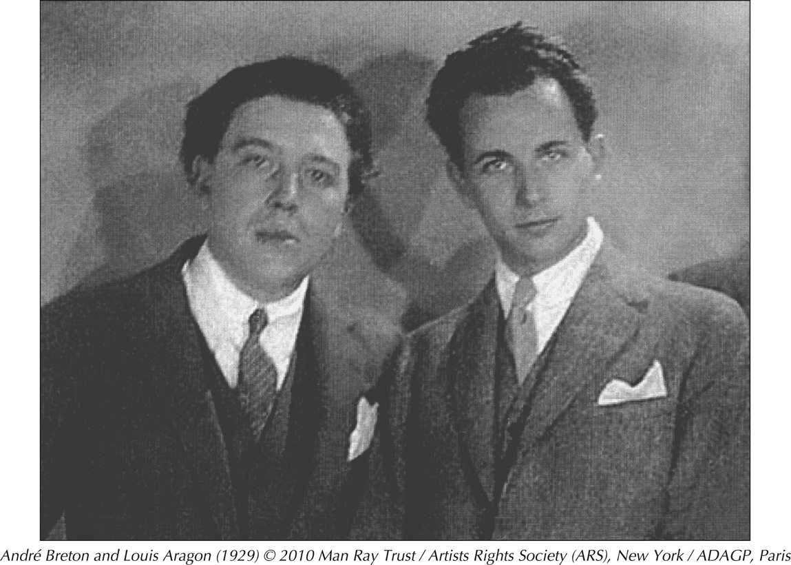 André Breton and Louis Aragon (1929) © 2010 Man Ray Trust / Artists Rights Society (ARS), New York / ADAGP, Paris