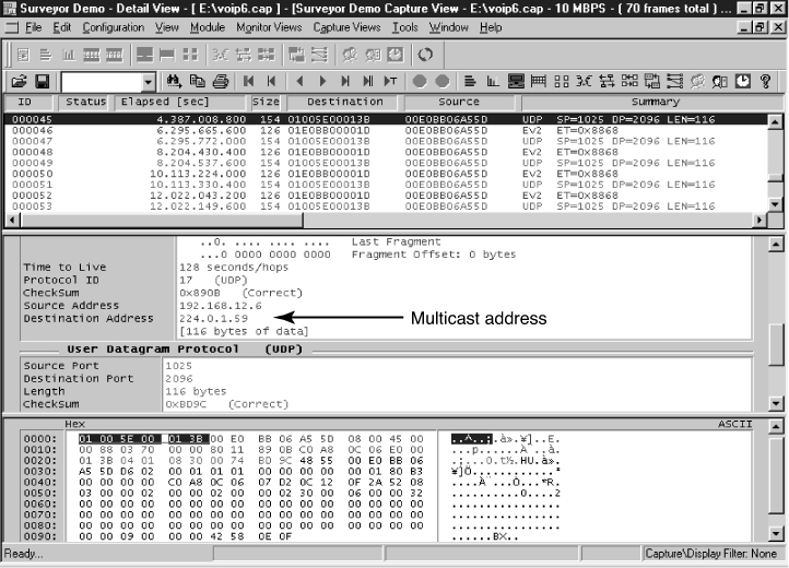 Screenshot depicts the call processor management steps for setting up the phones.