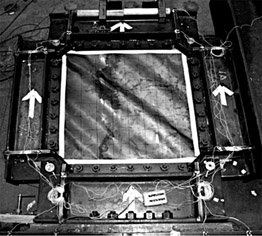 Figure 5.6 Tension field action in test specimen