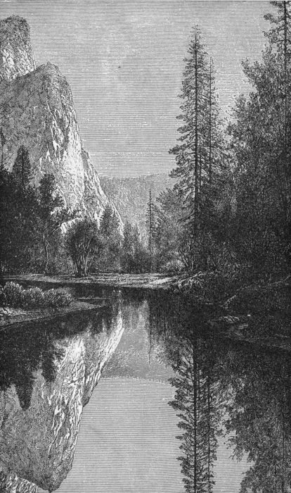 MIRROR LAKE, YOSEMITE VALLEY.