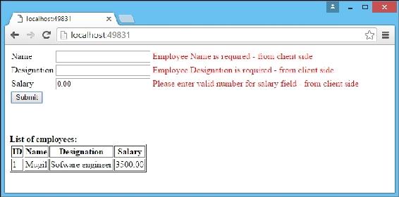 Client-side validation