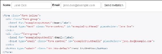 Inline forms