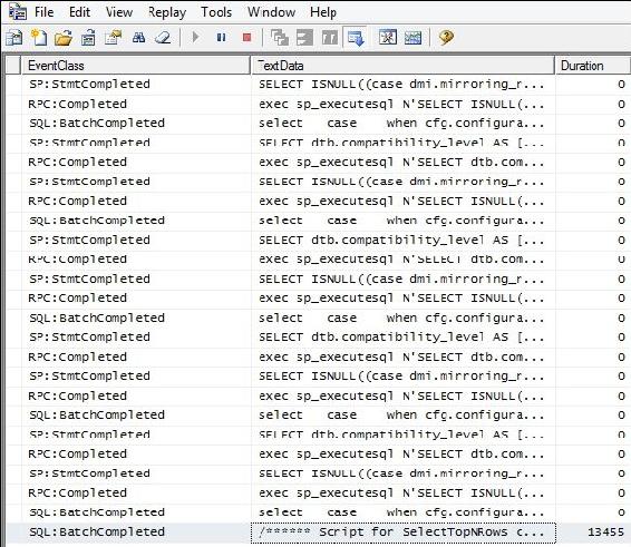 Executing a simple query