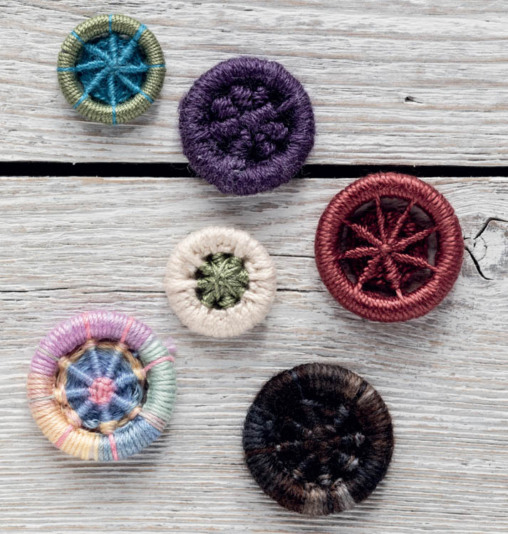 A collection of various crosswheel ornaments