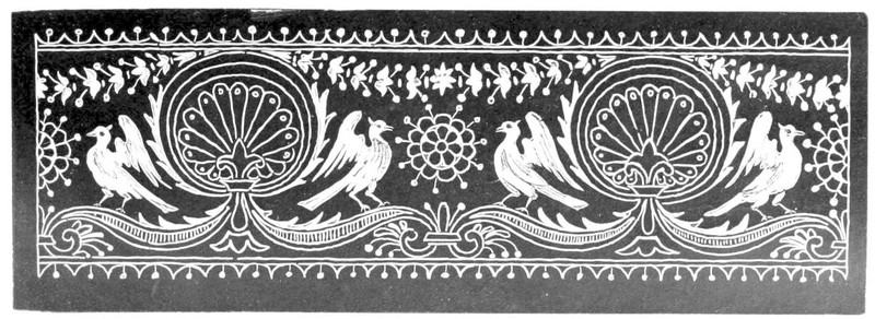 Pattern with birds and flowers