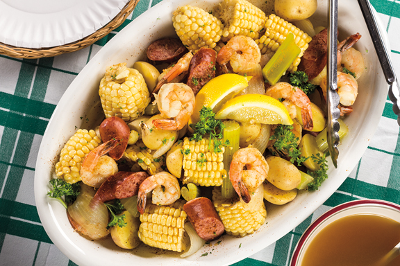 Shrimp and Sausage Boil