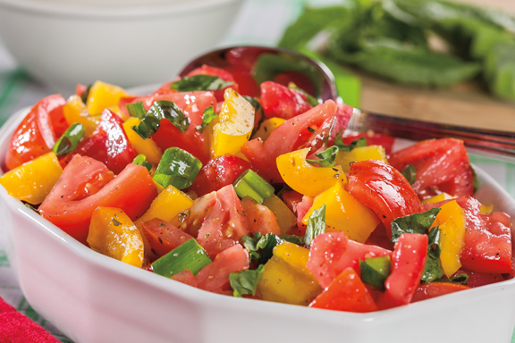 Tomato and Pepper Salad