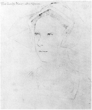 Mary, by Holbein